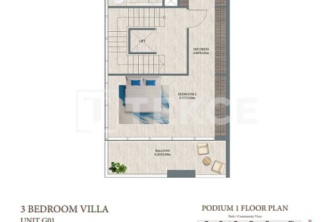Apartman u Dubai, UAE 3 spavaćih soba, 236 m2 Br. 703123 - fotografija 24