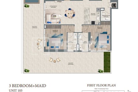 Apartamento en venta en Dubai, EAU 1 dormitorio, 74 m2 № 703121 - foto 16