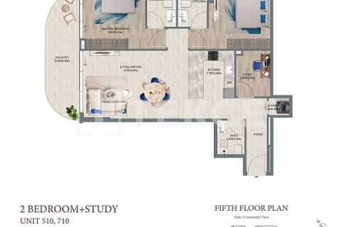 Apartamento en venta en Dubai, EAU 1 dormitorio, 74 m2 № 703121 - foto 20