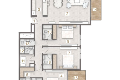شقة للبيع في Al Furjan، دبي، الإمارات العربية المتحدة 1 غرفة نوم ، 81 متر مربع ، رقم 690069 - صورة 6