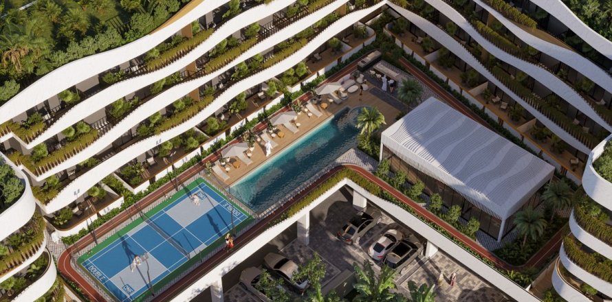 Dubai, UAE의 아파트 침실 1개, 79.5제곱미터 번호 691191