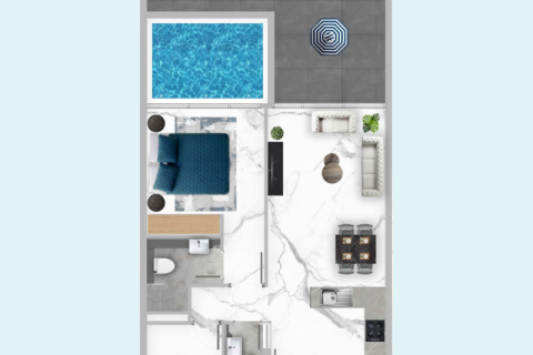 Apartament na sprzedaż w Dubai Studio City, Dubai, ZEA 1 pokój, 47 mkw., nr 732524 - zdjęcie 8