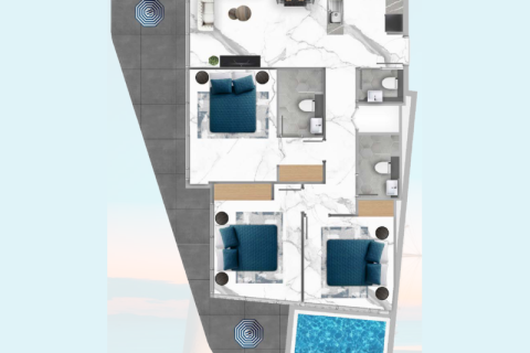 Apartament na sprzedaż w Dubai Studio City, Dubai, ZEA 1 pokój, 47 mkw., nr 732524 - zdjęcie 7