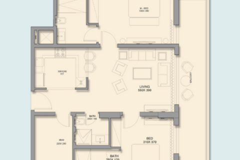 דירה למכירה ב Jumeirah Village Triangle, Dubai, איחוד האמירויות 1 חדר, 39 מ"ר, מספר 732522 - תמונה 8