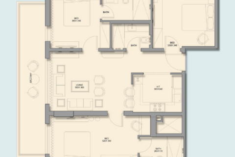 דירה למכירה ב Jumeirah Village Triangle, Dubai, איחוד האמירויות 1 חדר, 39 מ"ר, מספר 732522 - תמונה 9