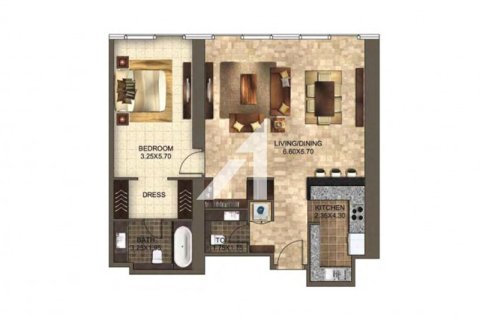 Apartment in DIFC, Dubai, UAE 1 bedroom, 103.3 sq.m. № 647441 - photo 17