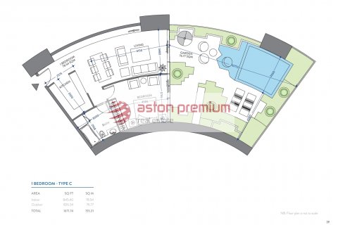 Hotelový apartmán v Jumeirah Village Circle, Dubai, SAE 1 spálňa, 151 m2 č. 678697 - Fotografia 25